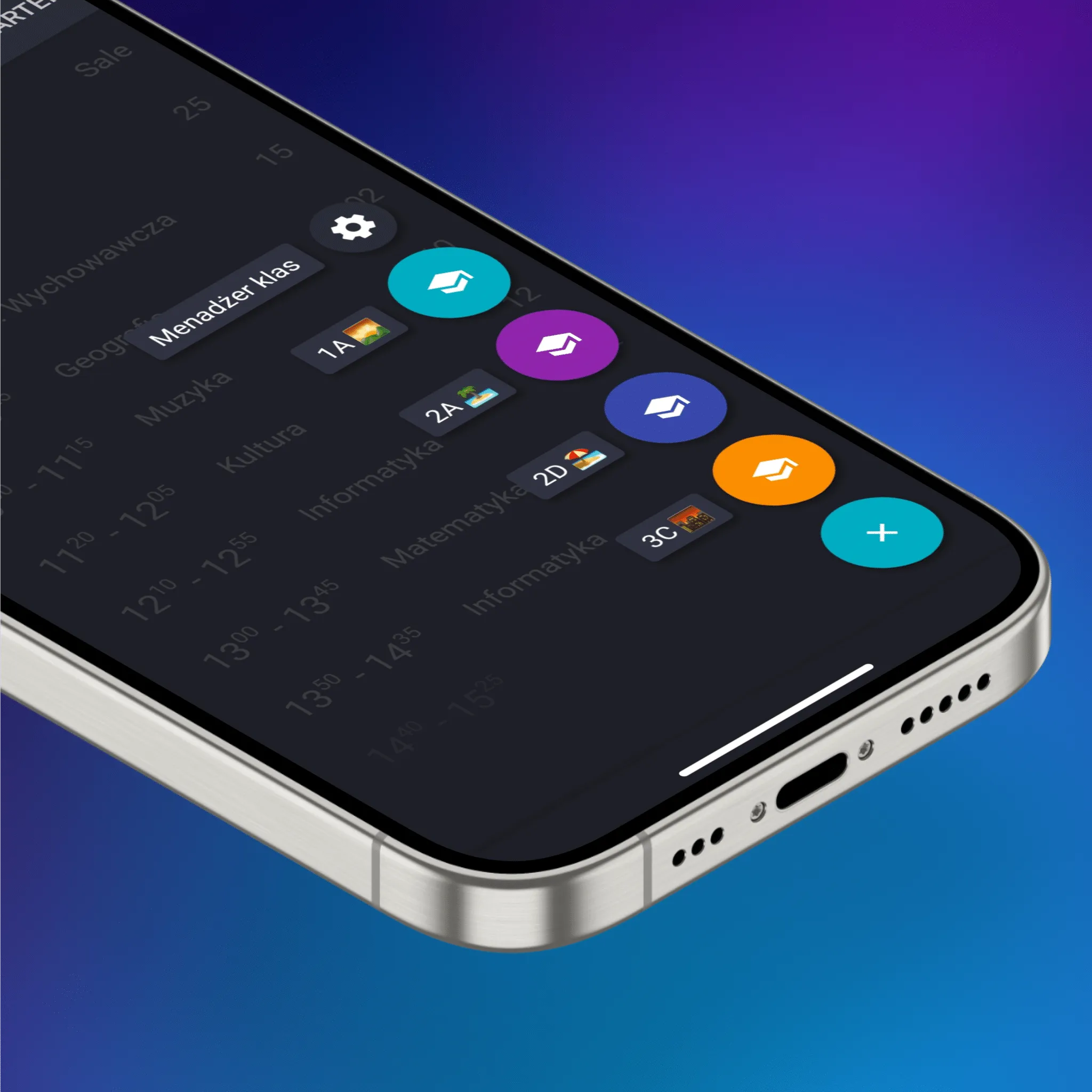 Adding a class in the DzieńSzkolny.pl app