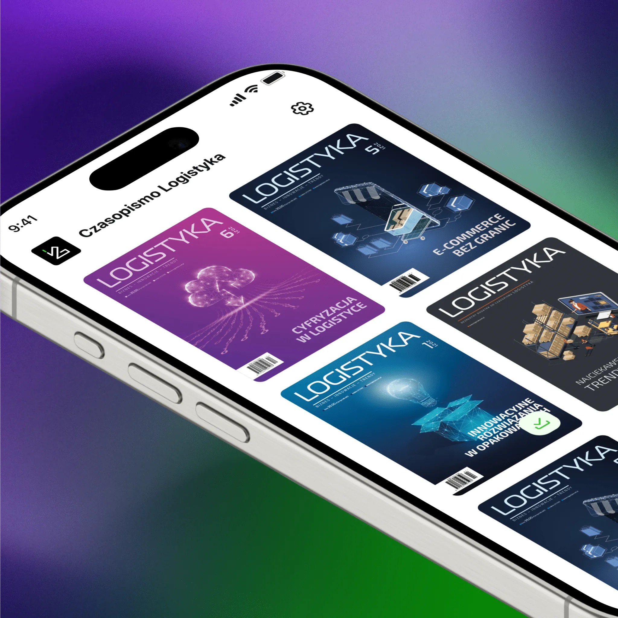 List of issues with covers in the Czasopismo Logistyka app