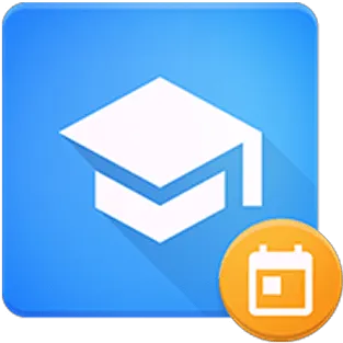 DzieńSzkolny.pl — blue app icon with a graduation cap and a calendar
